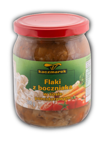 Flaki z boczniaka w sosie pomidorowym Flaki z boczniaka w sosie pomidorowym